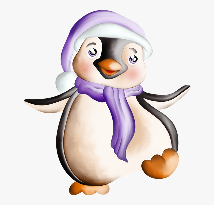 Transparent Happy Penguin Clipart - Polar Bear And Penguin Clipart, Transparent Clipart