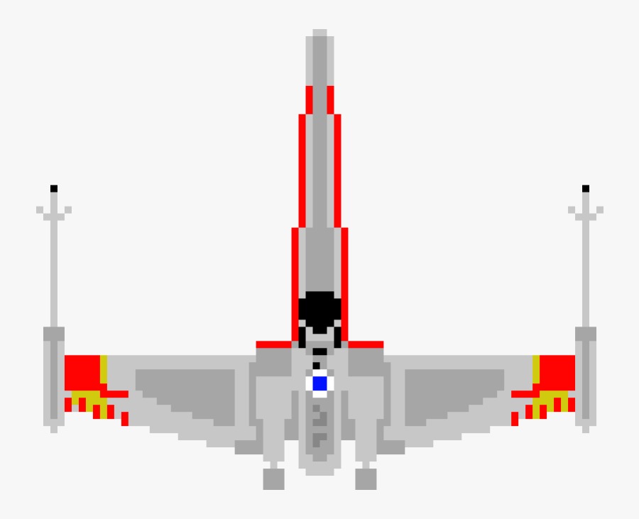 X Wing Png - X Wing Pixel Art, Transparent Clipart