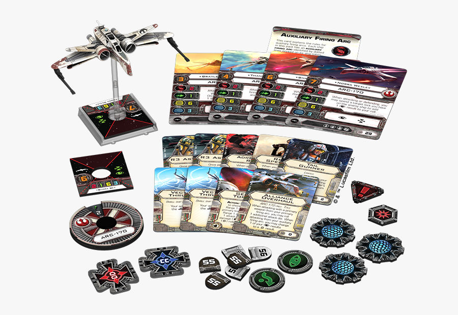 Star Wars X Wing Arc 170, Transparent Clipart