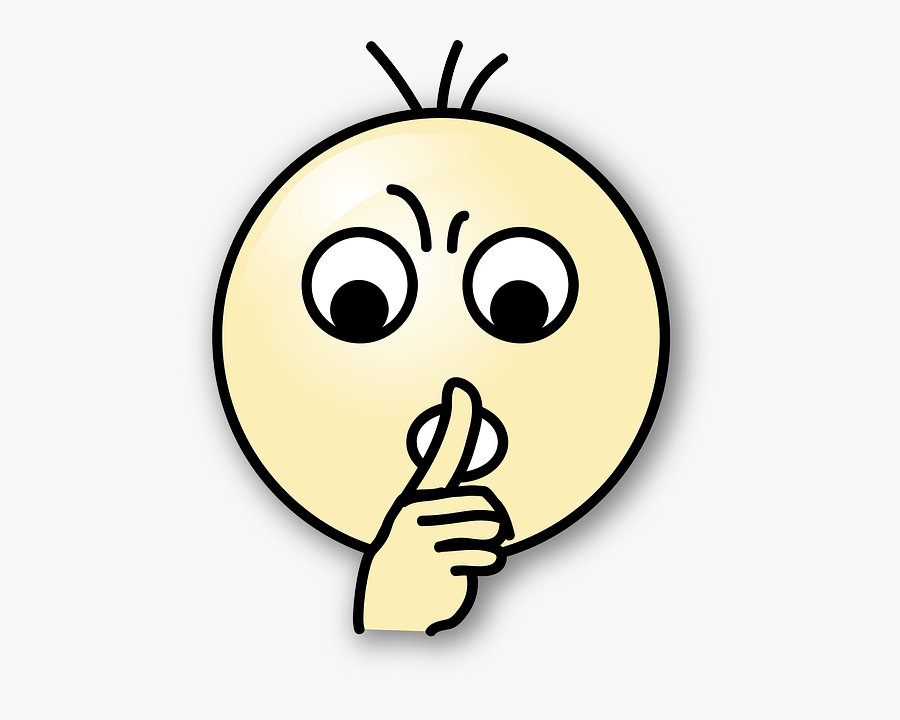 Finger On Your Lips, Transparent Clipart