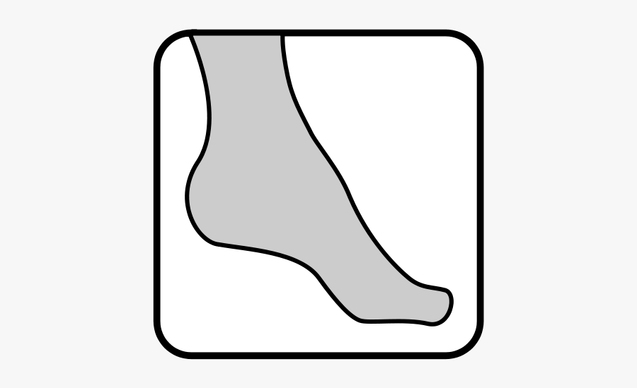 Pantyhose Foot - Sock, Transparent Clipart