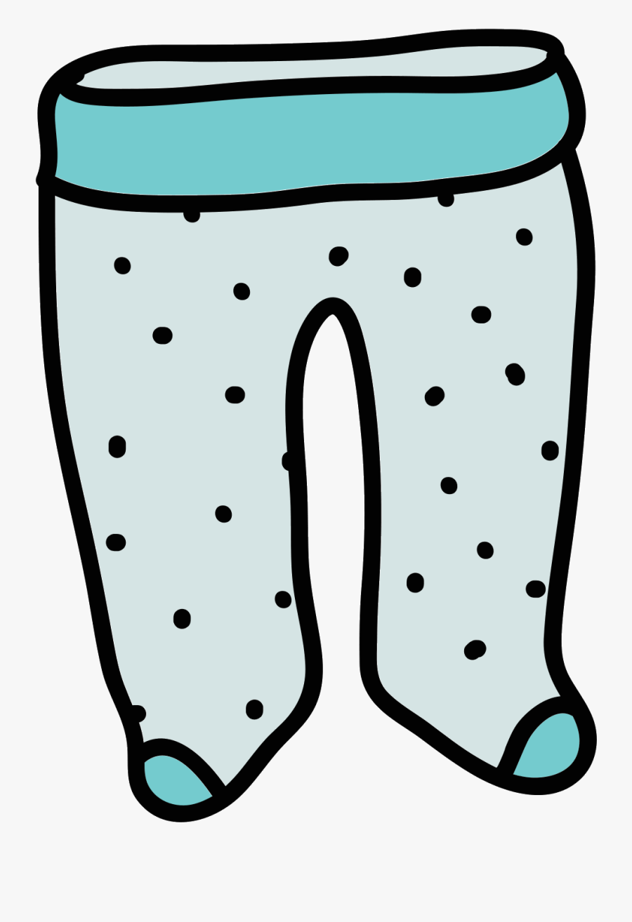 Crib Clipart Vector - Baby Pants Clipart, Transparent Clipart