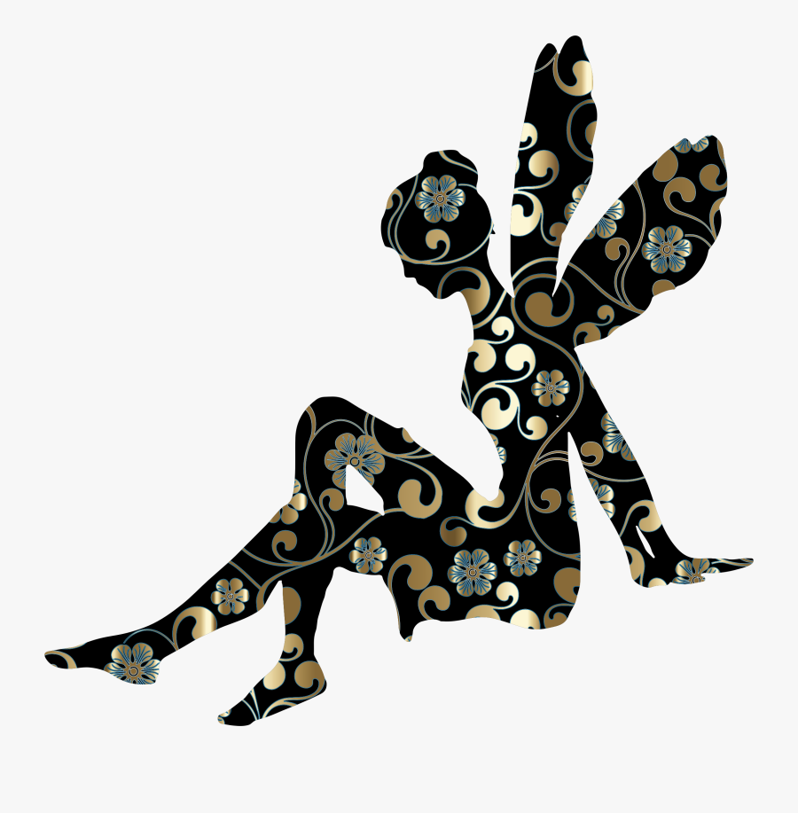 Fairy Silhouette Clip Art - Transparent Background Clip Art Fairy, Transparent Clipart