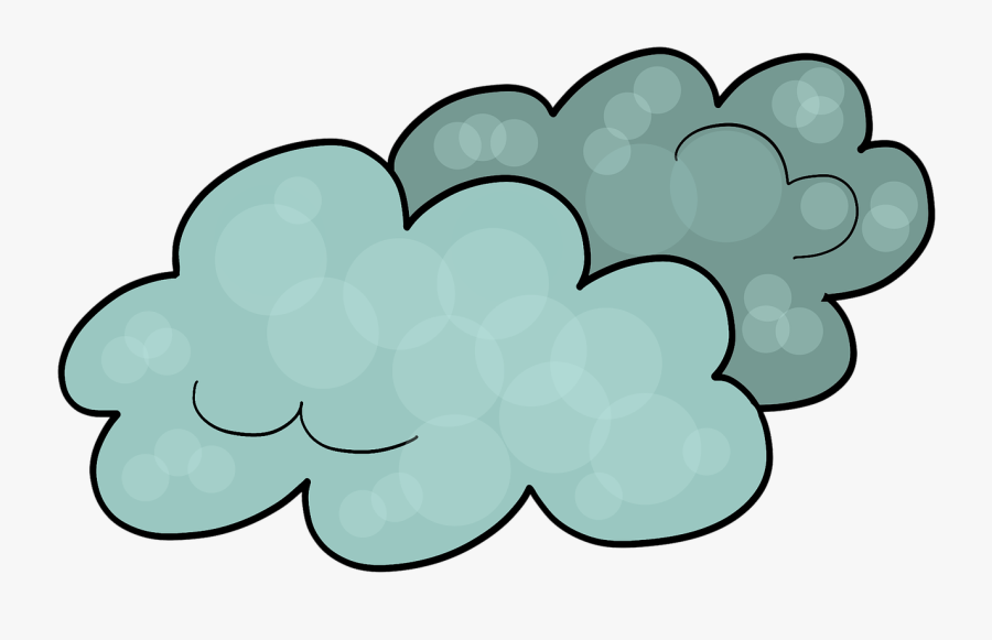 Clouds Sky Rain Clipart , Png Download - Nubes De Otoño Dibujo, Transparent Clipart