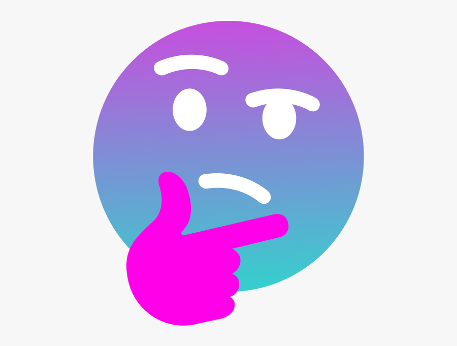 Thinking Emoji Meme, Transparent Clipart