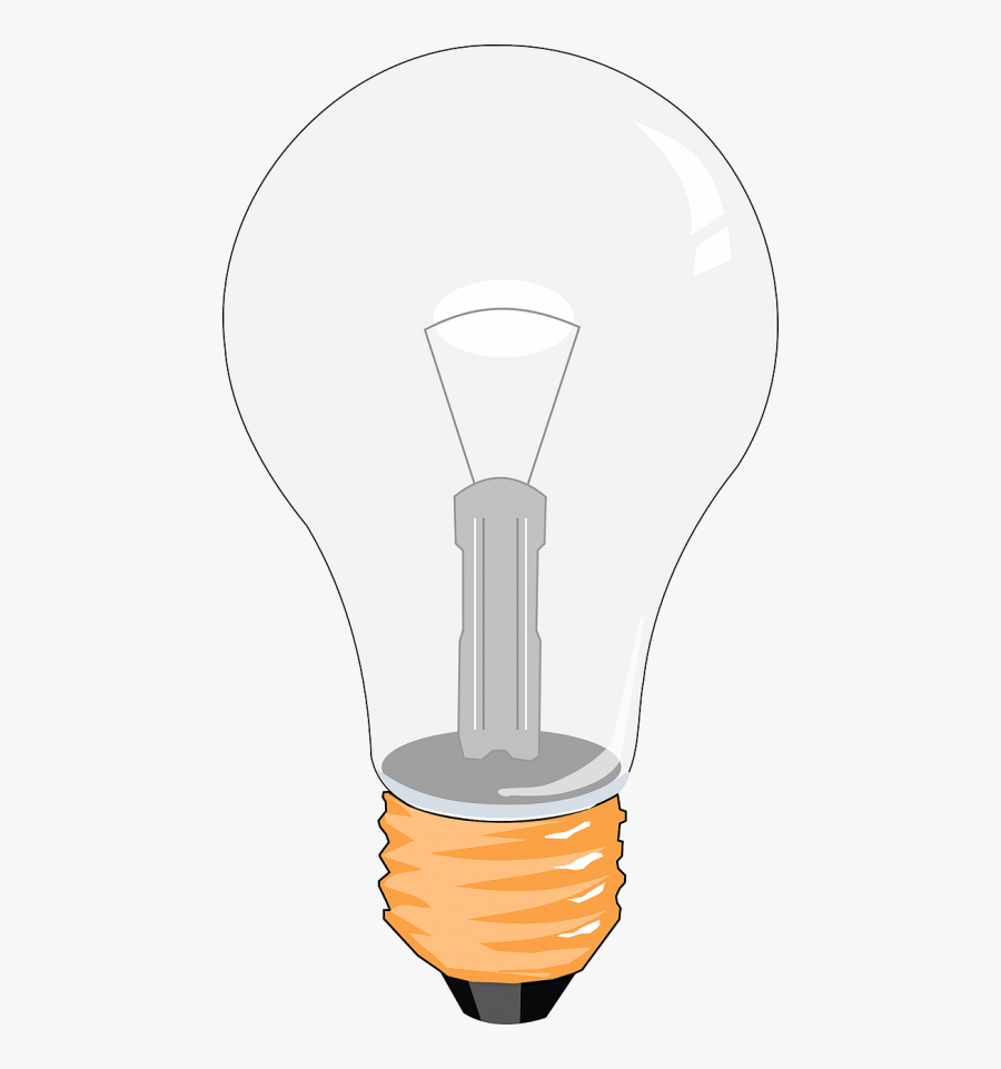 Bulb Clipart Moving Light - مطويه على شكل لمبه, Transparent Clipart