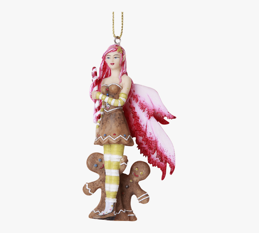 Gingerbread Fairy Hanging Ornament - Gingerbread, Transparent Clipart
