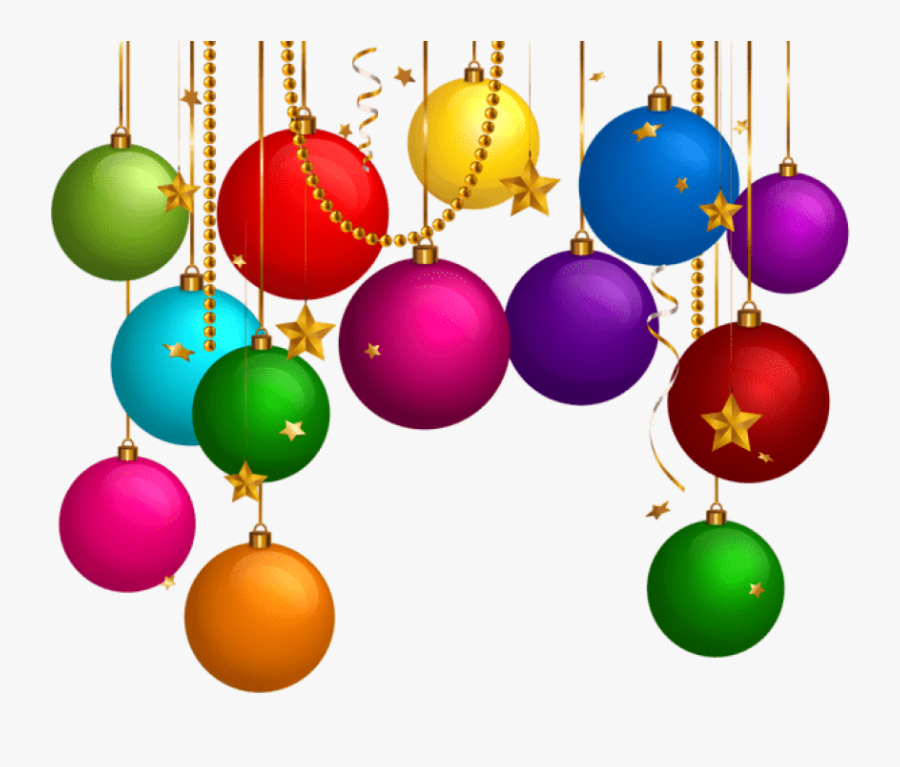Free Png Hanging Christmas Balls Decor Png Png Images - Transparent Background Christmas Ornament Clip Art, Transparent Clipart