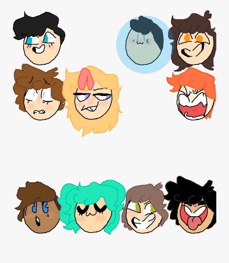 Camp Camp Cast - Cartoon, Transparent Clipart