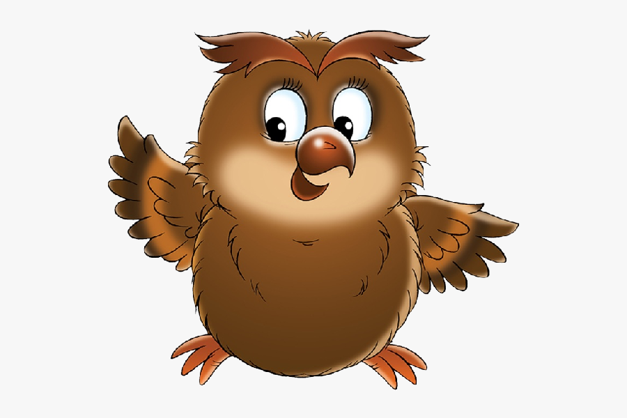 Owl Bird Cartoon Clip Art - Clipart Owl Bird Png, Transparent Clipart