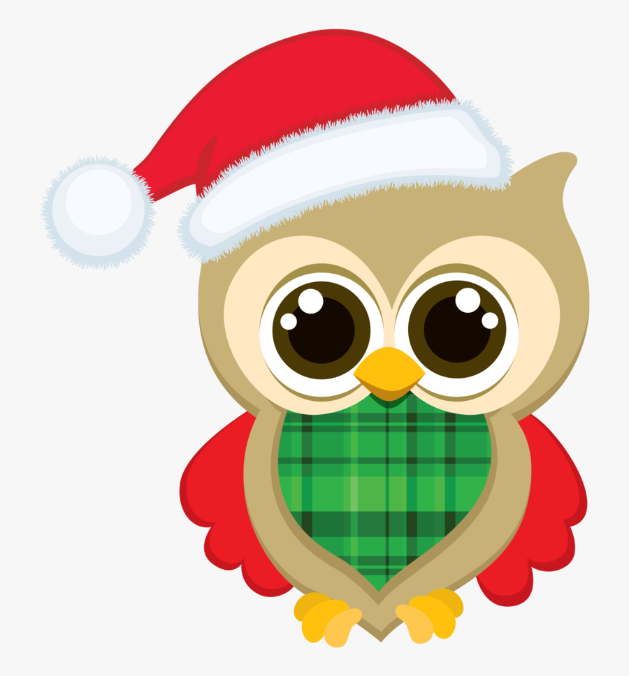 Transparent Participants Clipart - Owl Christmas Clipart, Transparent Clipart