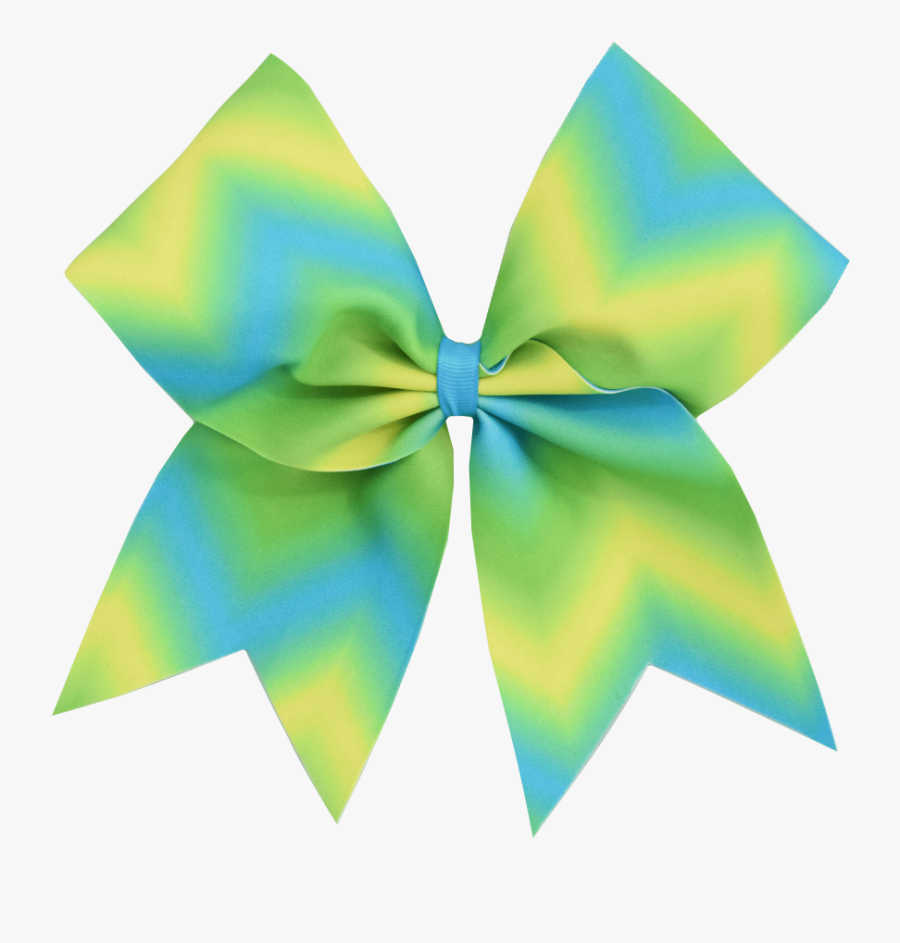 Lemon And Lime I Love Cheer® Hair Bow - Fractal Art, Transparent Clipart