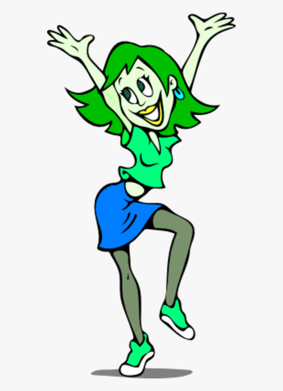 Cartoon Person Waving - Dancing Woman Clipart , Free Transparent Clipart - ...