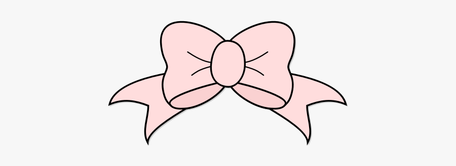 Vector Image Of Pink Ribbon Tied Into A Bow - Pink Bow Clipart, Transparent Clipart