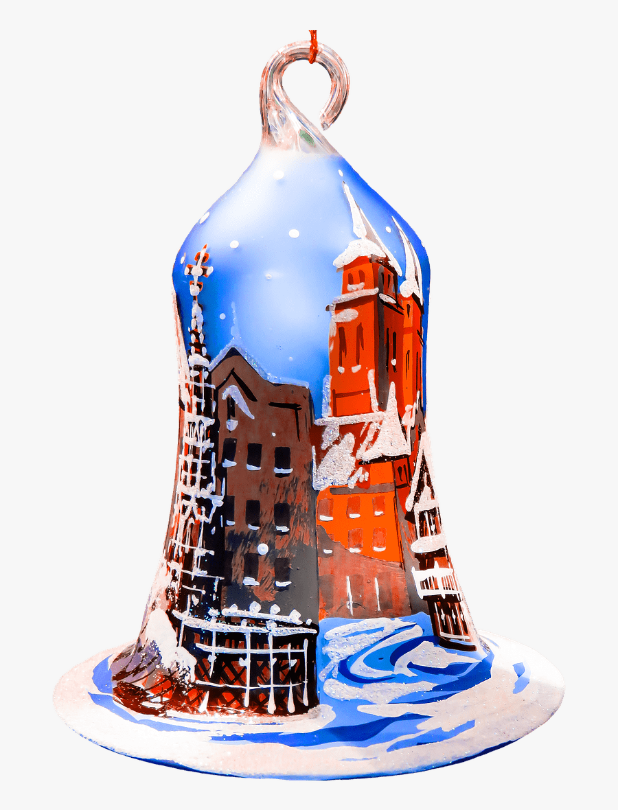 Christmas Decoration Bell - Vánoční Ozdoby Zvonek, Transparent Clipart