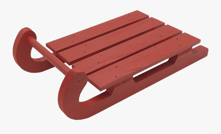 Christmas Sled Png Free Download - Toboggan, Transparent Clipart