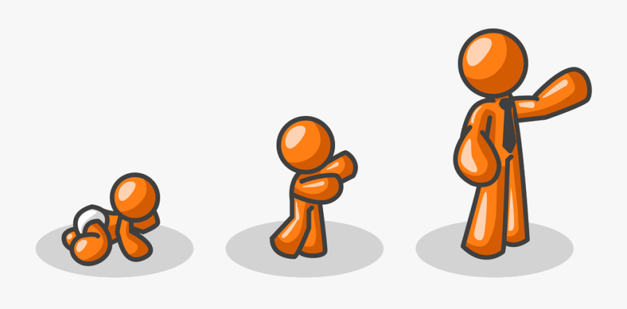 Family - Cartoon Growth Stages Of Human, Transparent Clipart