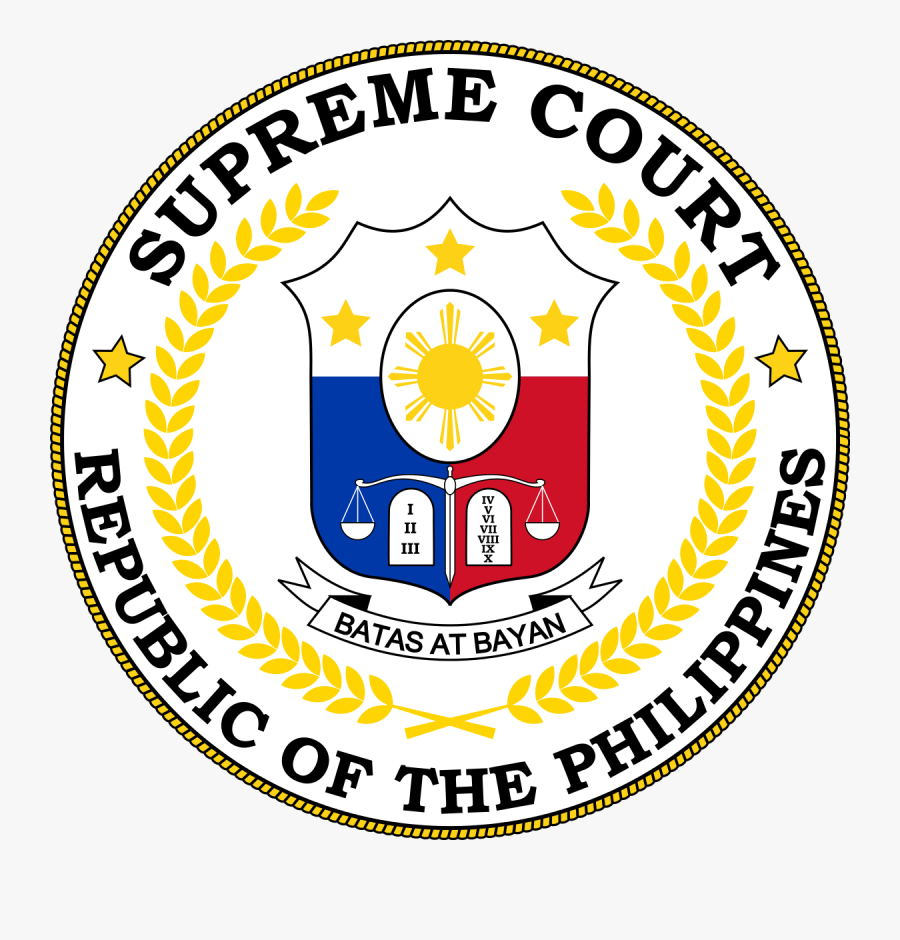Official Army Emblem Clip Art Images Gallery - Supreme Court Philippines Logo, Transparent Clipart