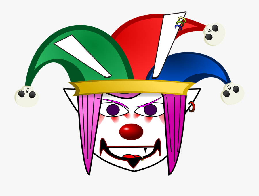 Alien Clown Comic Characters Free Photo - Evil Alien Clipart Gif Png, Transparent Clipart