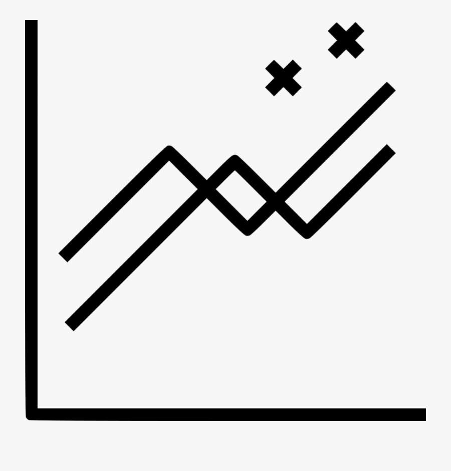 Transparent Line Graph Clipart - Stock Chart Line Png, Transparent Clipart