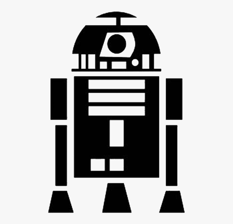Star Wars R2 D2 Silhouette , Free Transparent Clipart - ClipartKey