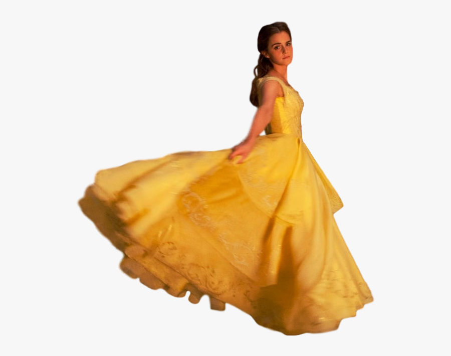 Belle Beast Dress Costume Cosplay - Belle Emma Watson Png, Transparent Clipart