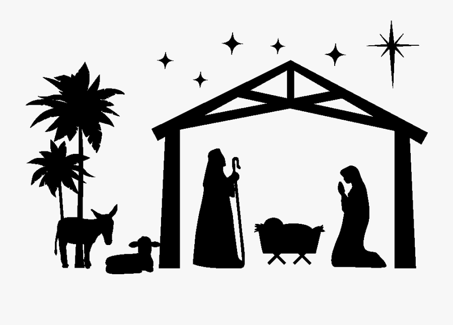 Nativity Scene Transparent Background, Transparent Clipart