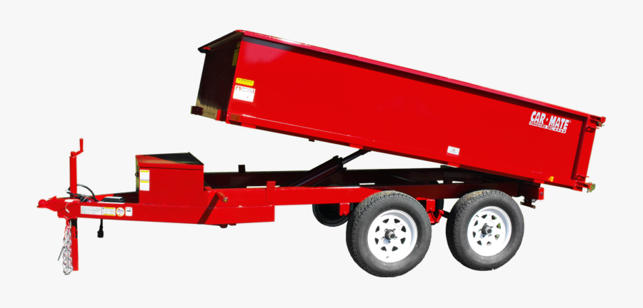 Equipment Trailer Hydraulic Dump Deck Over Wheel - Dow Trailers, Transparent Clipart