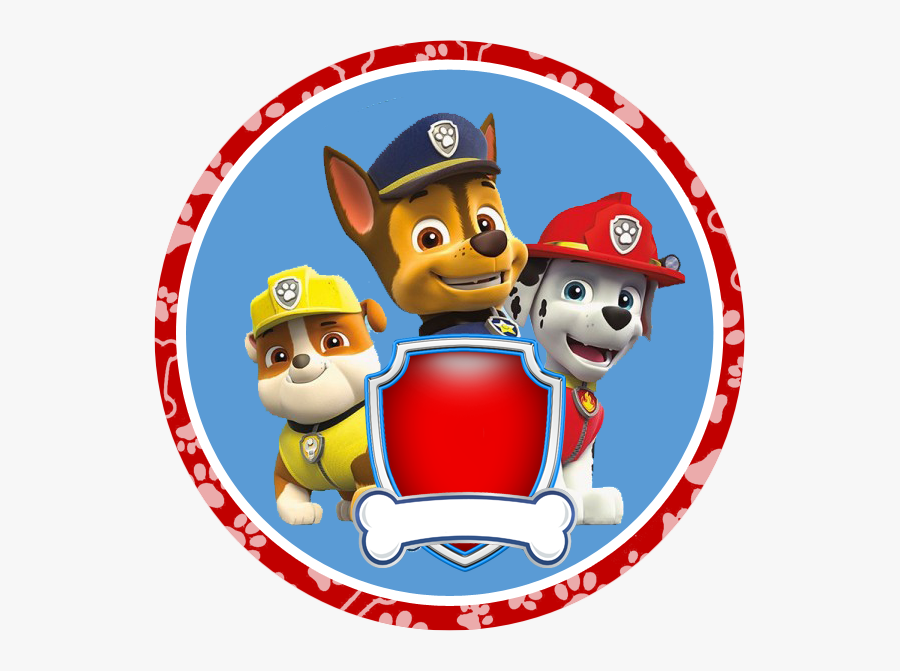 Adesivo Patrulha Canina Redondo, Transparent Clipart