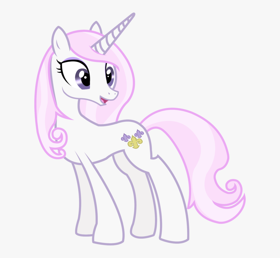 My Little Pony Unicorn - Fleur De Lis My Little, Transparent Clipart