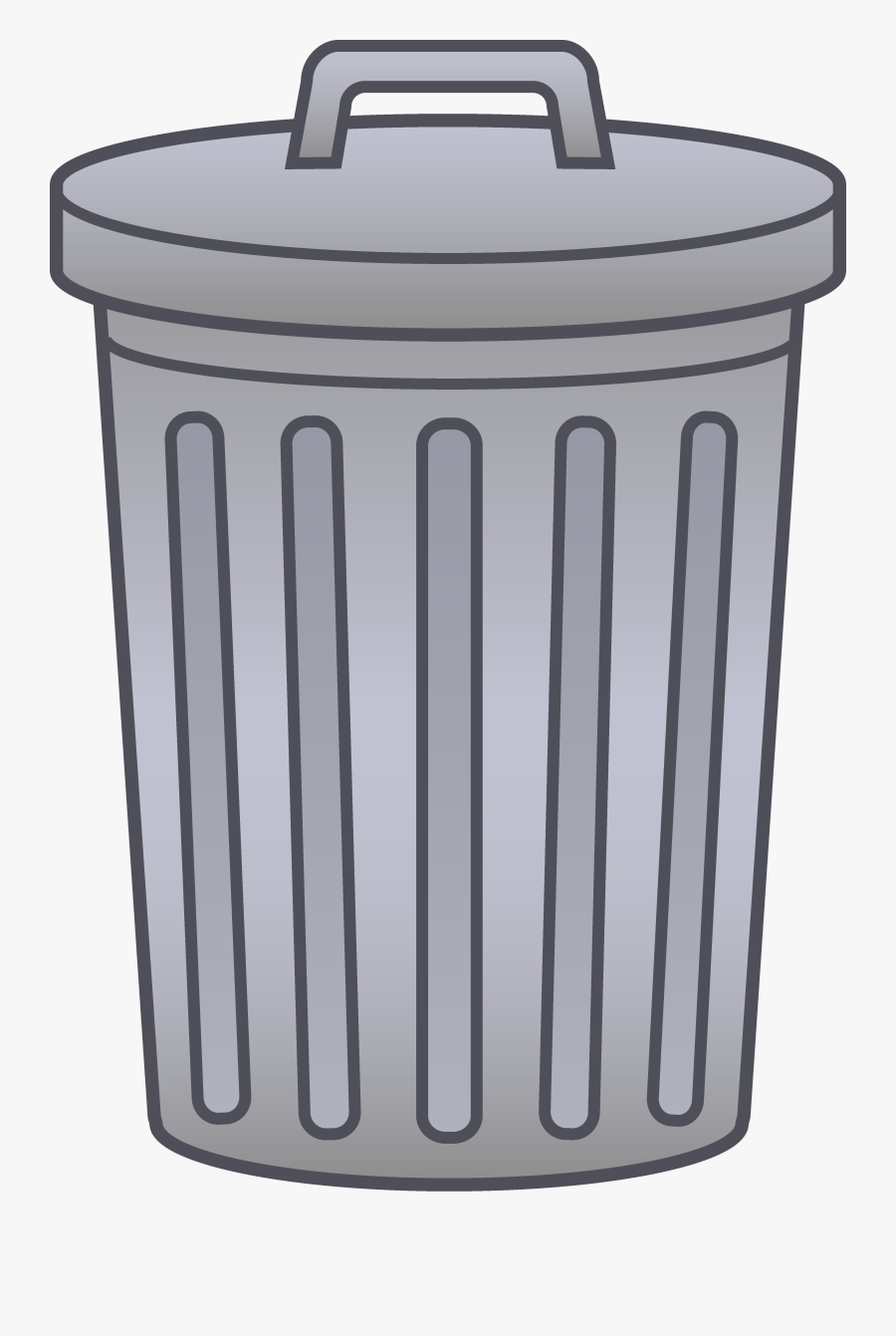 Waste Container Bin Bag Clip Art - Transparent Trash Clipart, Transparent Clipart