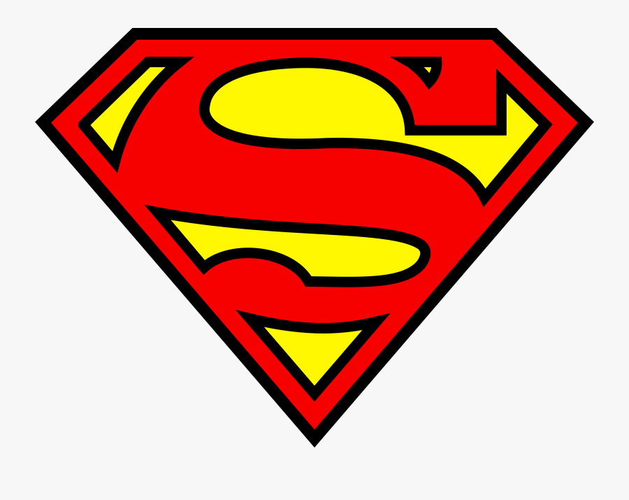 Superman Logo Vector - Logo Superman, Transparent Clipart