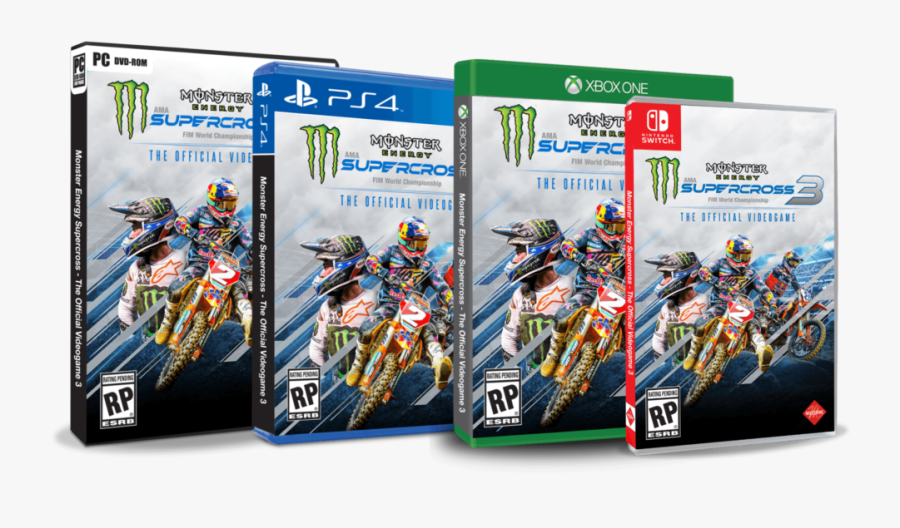 Monster Energy Supercross 3 Game, Transparent Clipart