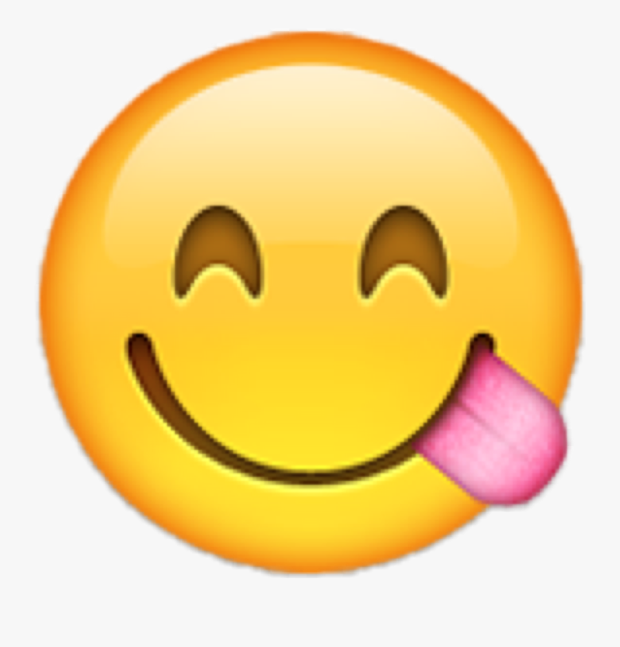Emoji Emoticon Smiley Kiss - Emoji Con Lengua Afuera, Transparent Clipart