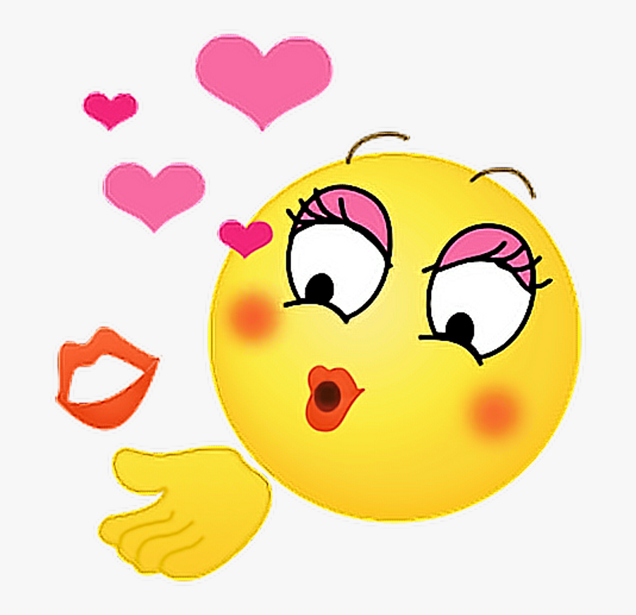 Emoticons Stickers Love Emotions - Love You Kiss Stickers Download, Transparent Clipart