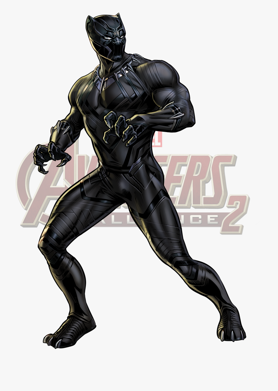 Marvel Drawing Black Panther - Marvel Black Panther Render, Transparent Clipart