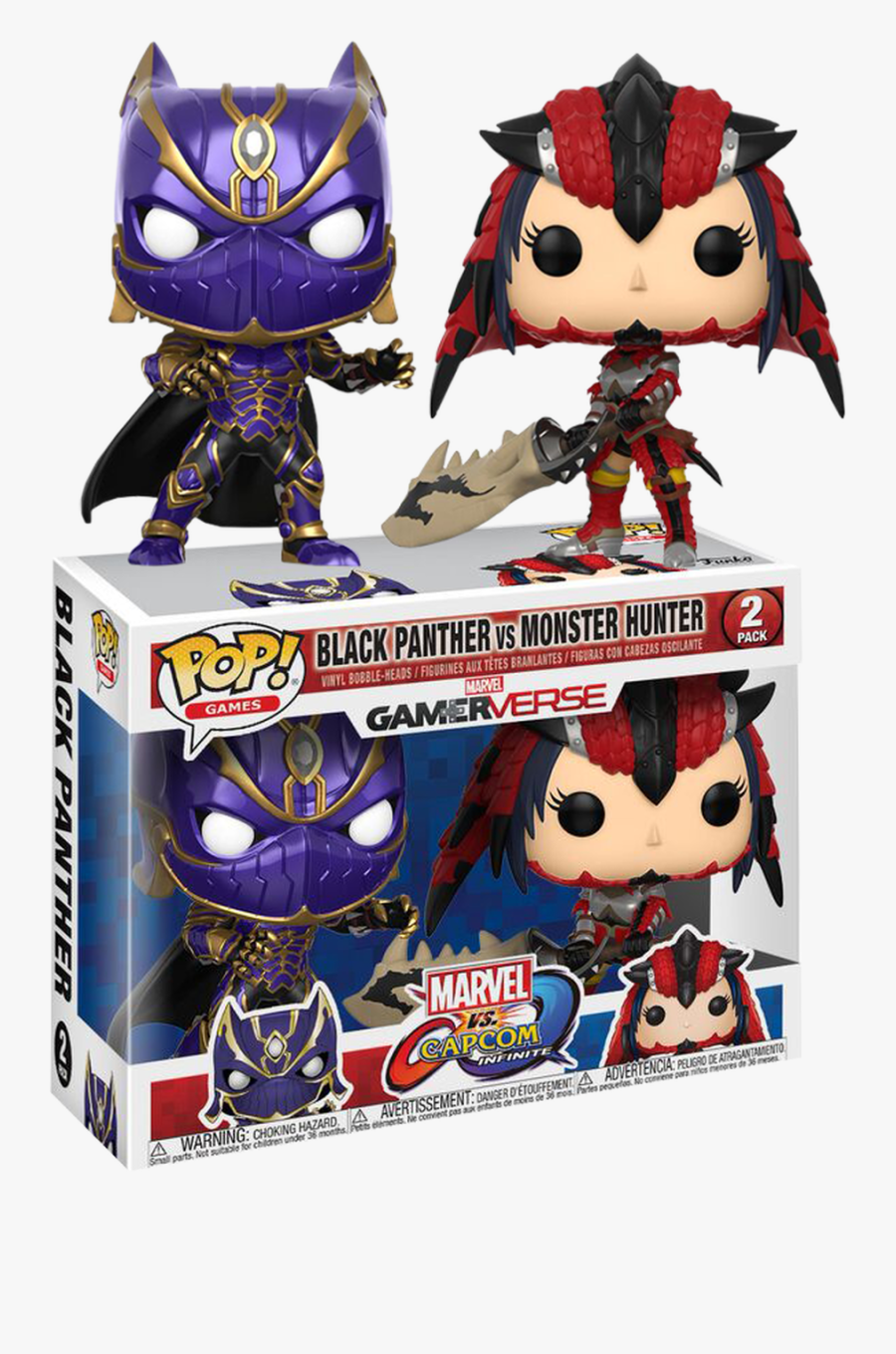 Marvel Vs - Capcom - Infinite - Black Panther Vs Monster - Pop Vinyl Marvel Vs Capcom, Transparent Clipart