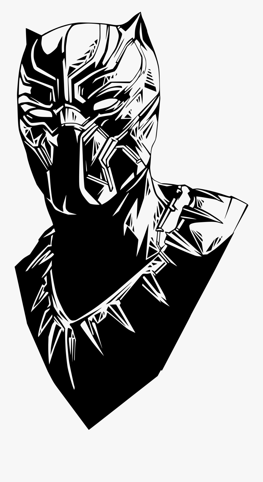 Easy Black Panther Drawing , Free Transparent Clipart - ClipartKey