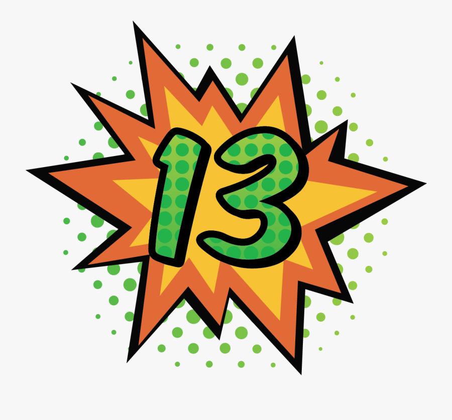 Number 4 Comics Png, Transparent Clipart