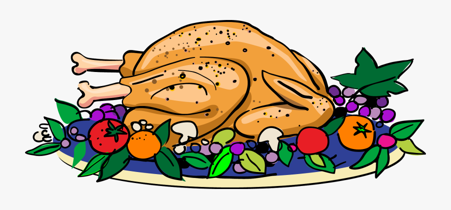 Thanksgiving Turkey Food Clipart, Transparent Clipart