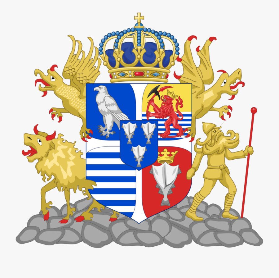 Kingdom Of Iceland Coat - Kingdom Of Iceland Coat Of Arms, Transparent Clipart