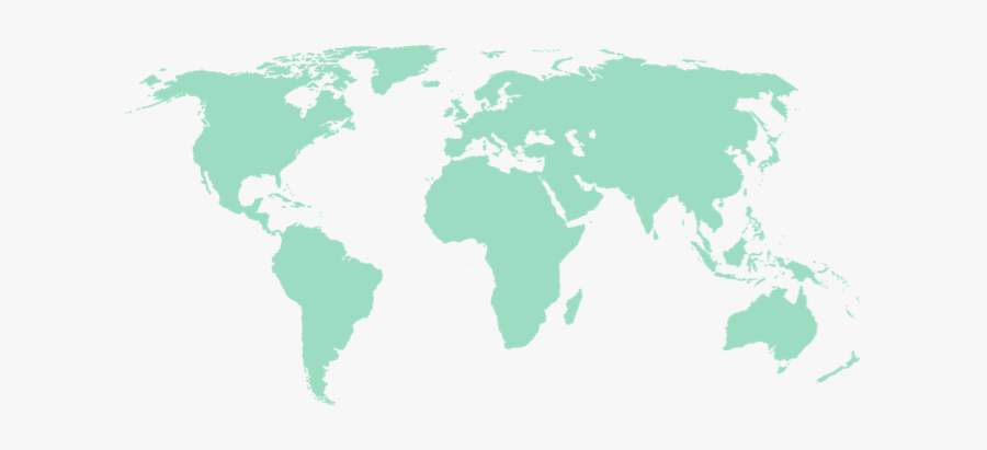 Blank World Map For Paint, Transparent Clipart