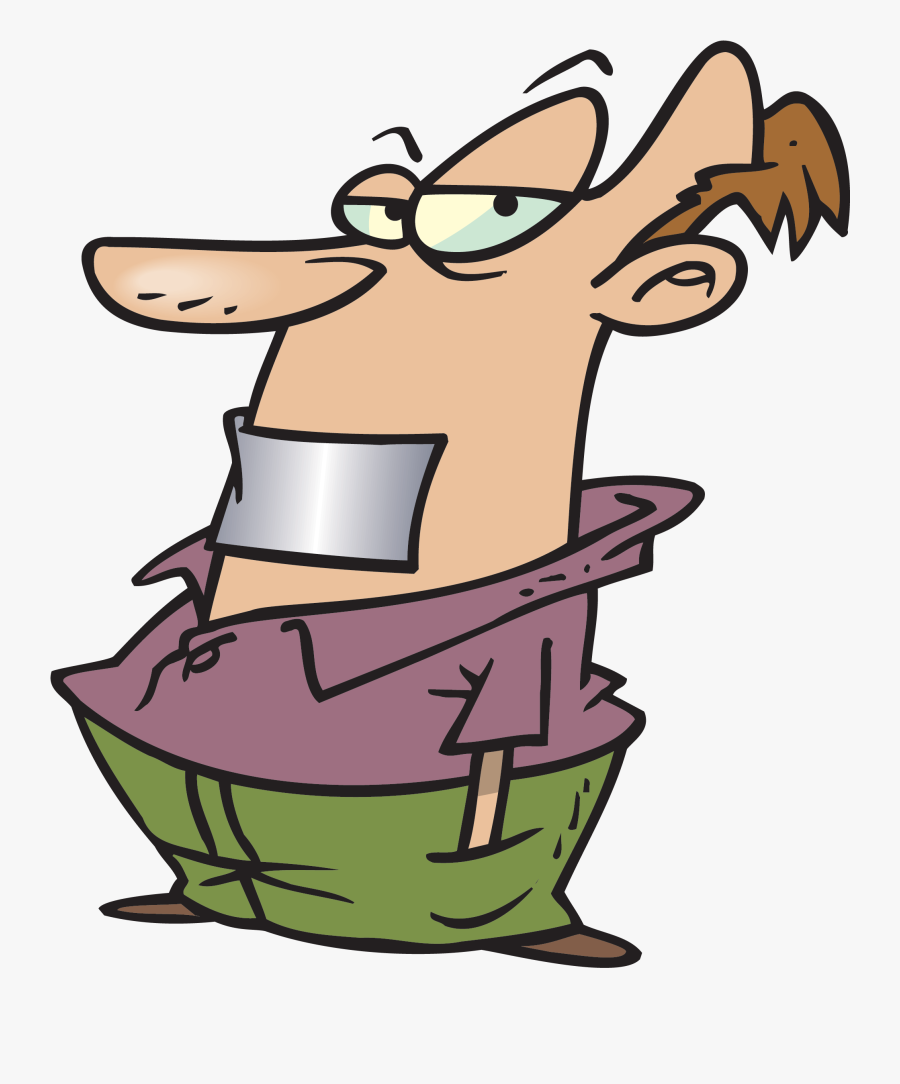 Soundofsilence1 - Cartoon Tape Over Mouth, Transparent Clipart