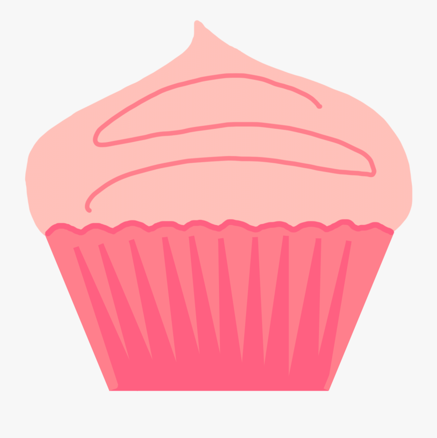 Fancy Cupcake Clipart - Pink Cupcake Clipart, Transparent Clipart