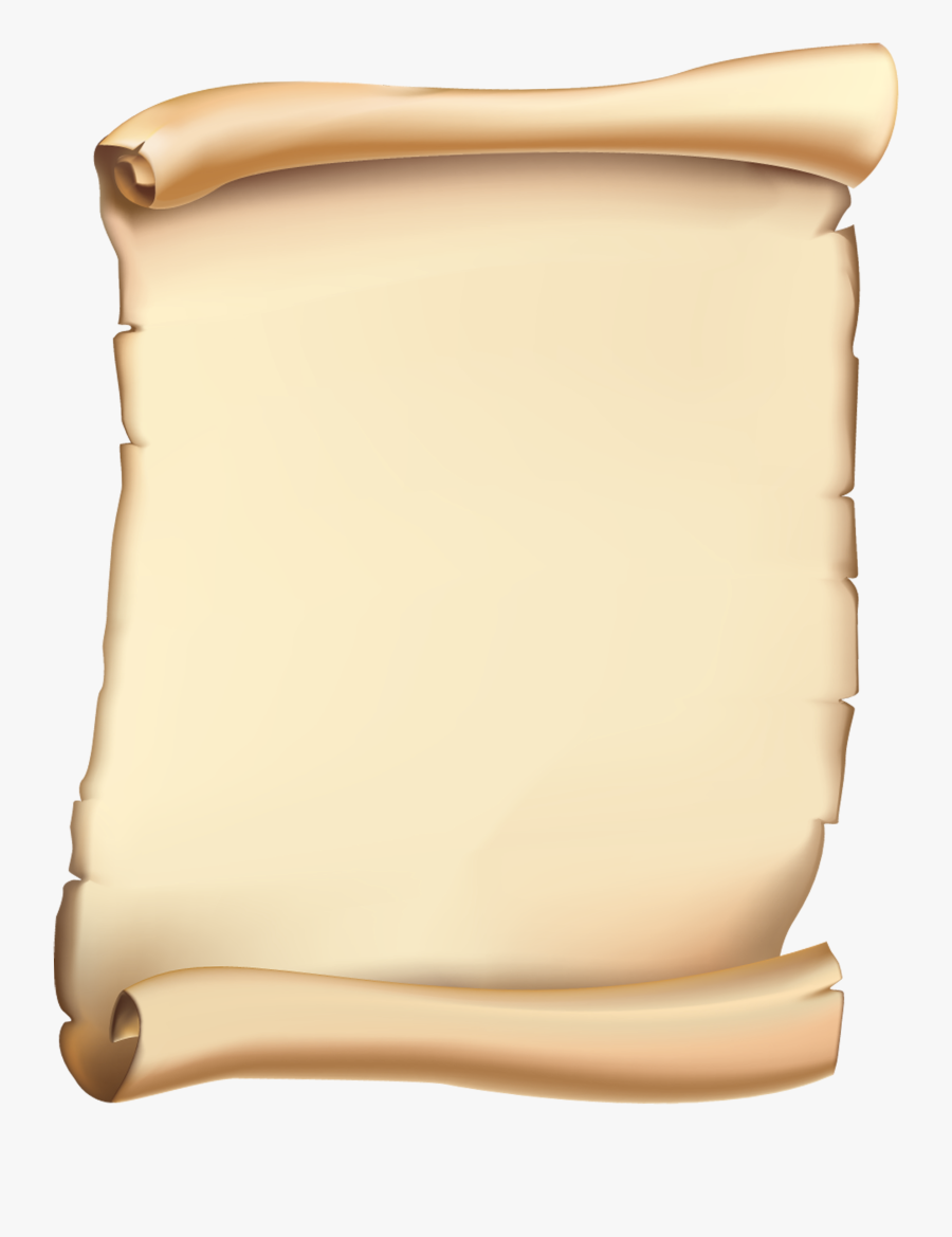 Scroll Clipart Proclamation - Letter Scroll Template, Transparent Clipart