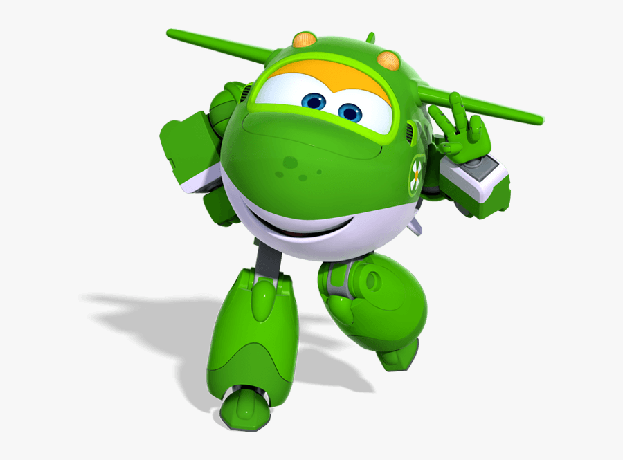 Mira Making Peace Sign - Super Wings Characters Clipart, Transparent Clipart