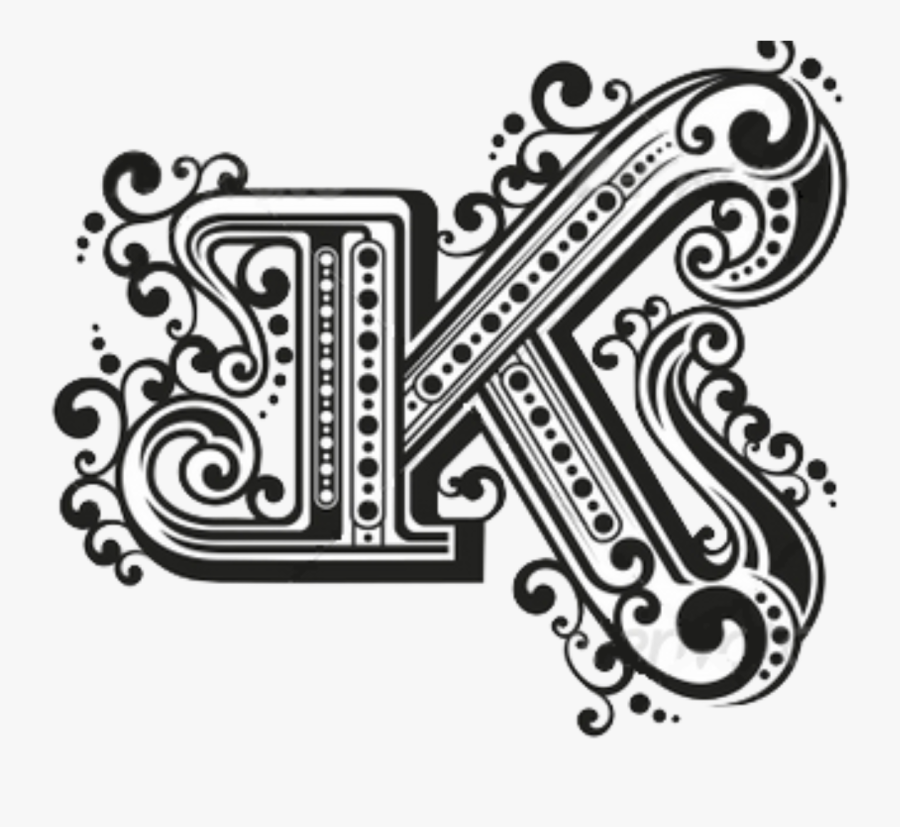 Thekay - La - Calligraphy Letter K Png, Transparent Clipart