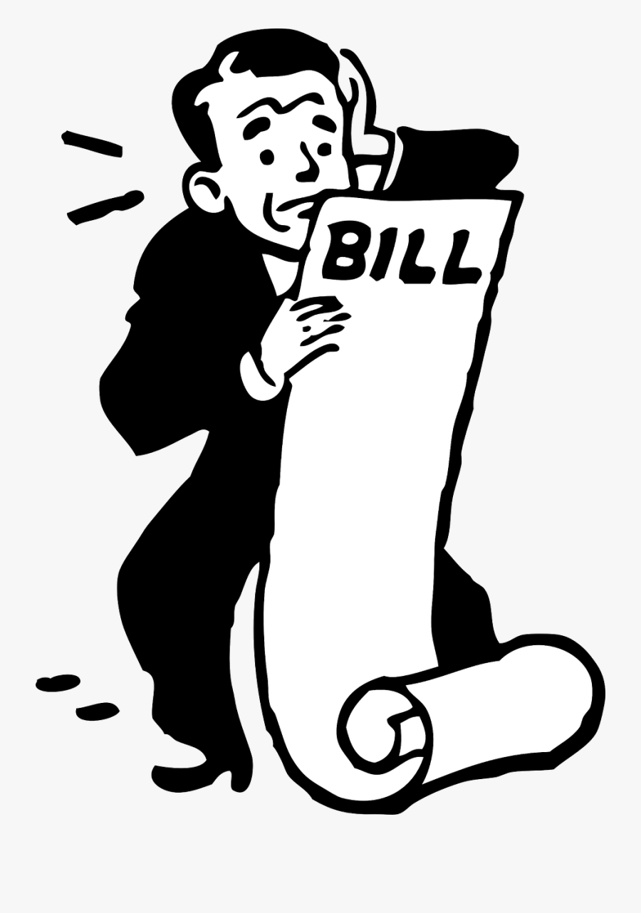 Bill Clipart Black And White, Transparent Clipart