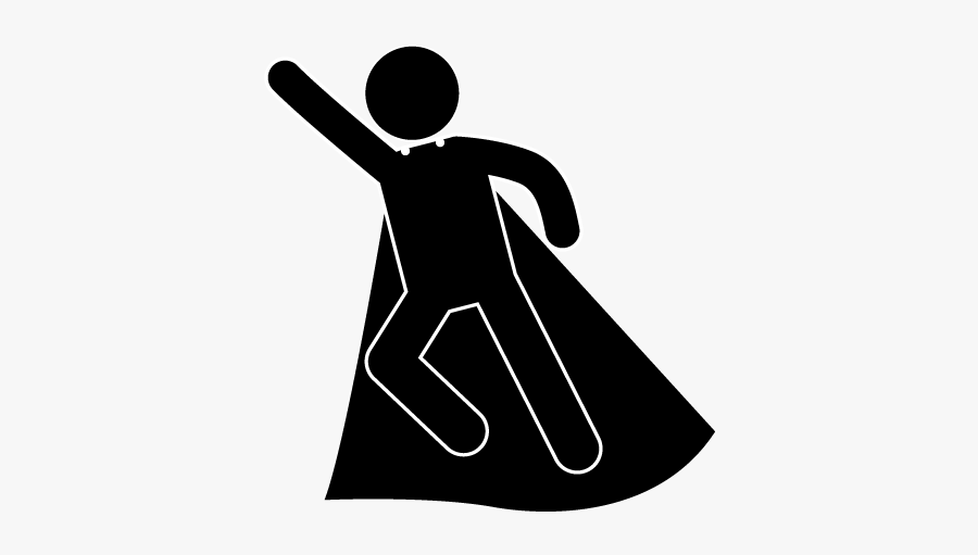 Superman - Superman Pictogram, Transparent Clipart