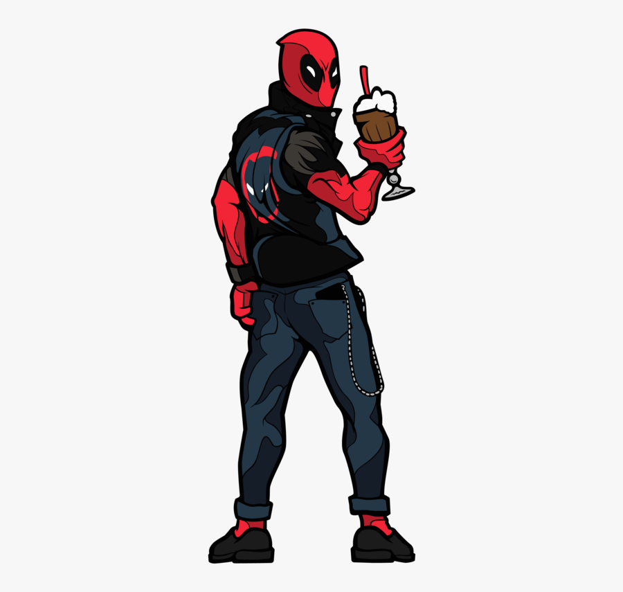 Deadpool Figpin, Transparent Clipart